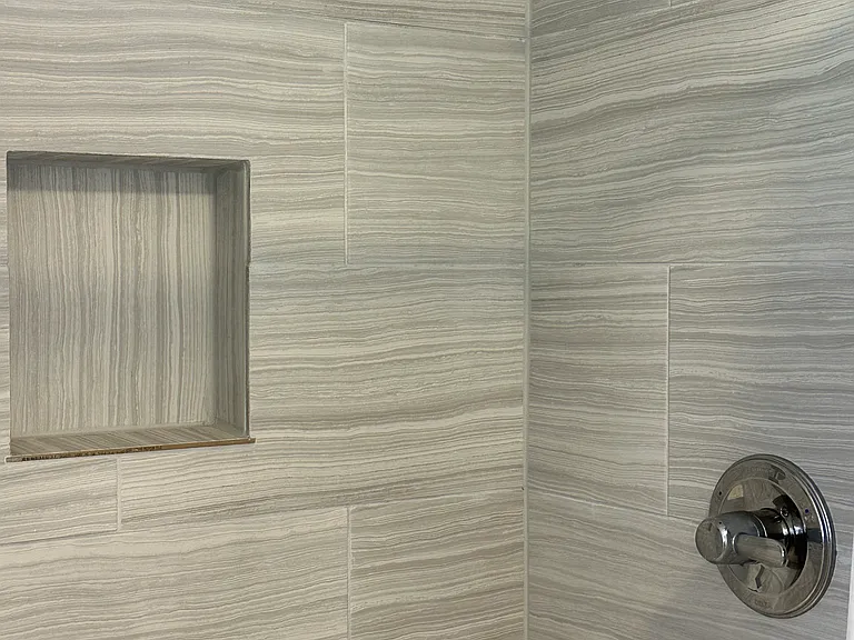 lower level remodeled 3/4 bathroom