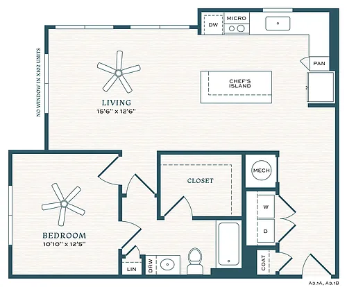 Floor plan Orchid - WFH - A3