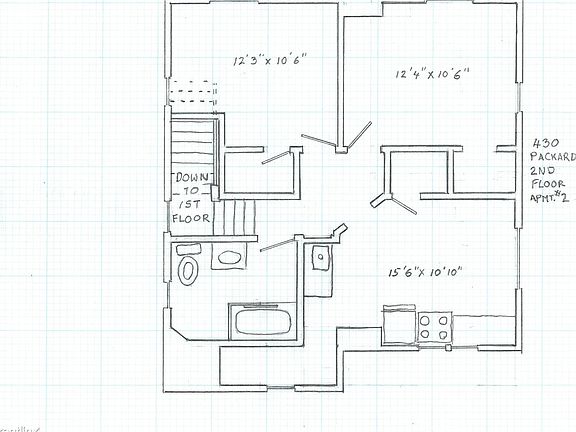 2nd image of 430 Packard St APT 2