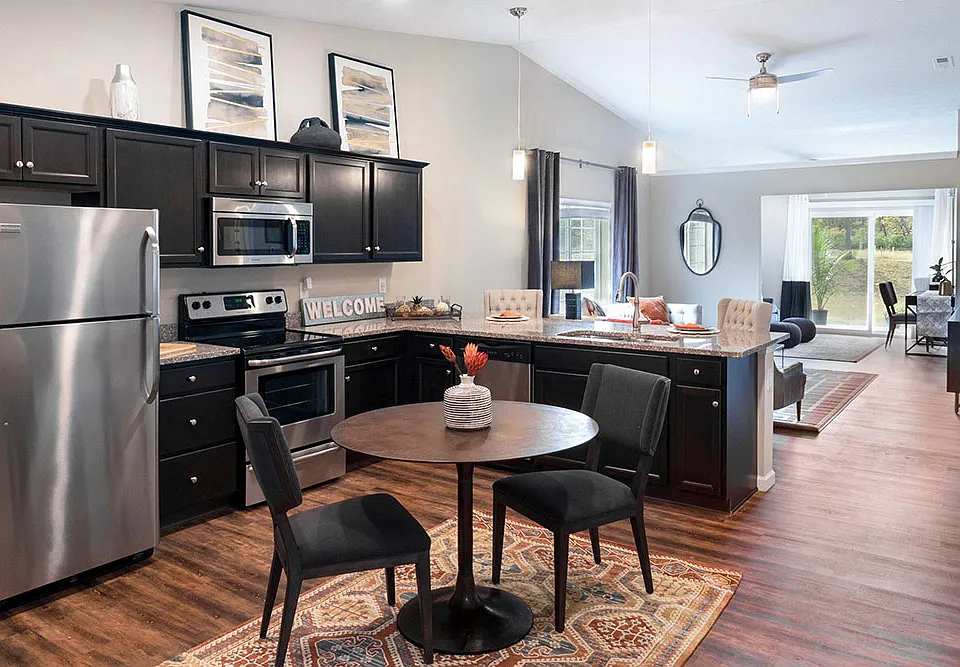 Spacious Kitchens with Breakfast Bar and Room for a Table