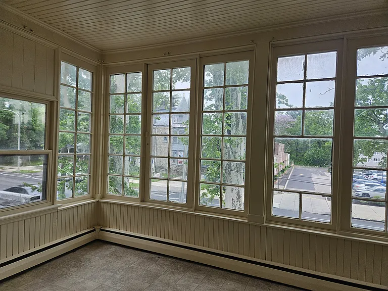 Dining area with window wall