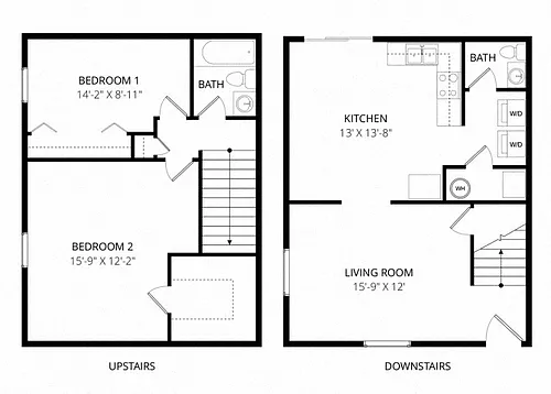 Floor plan 2 Bedroom