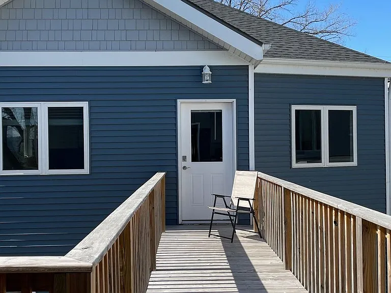 Apartment deck.