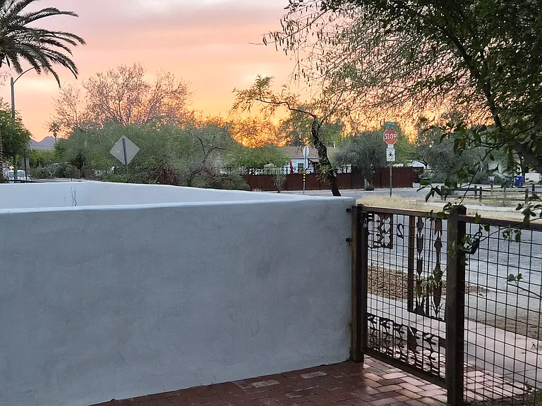 view from patio to the west