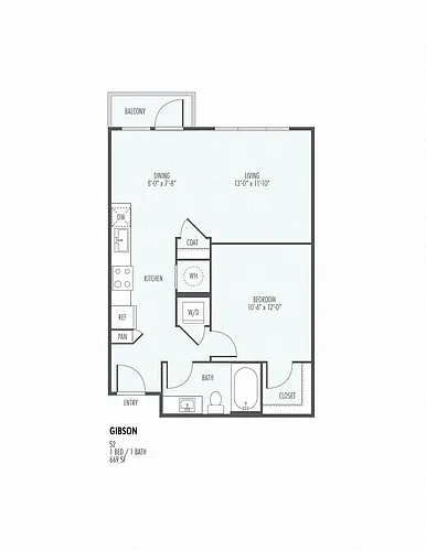 Floor plan Gibson