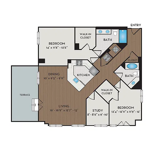Floor plan B30D