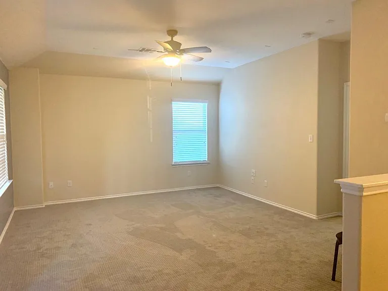 Large loft space pre-wired for home theater use. The area newly carpeted along with the entire upstairs