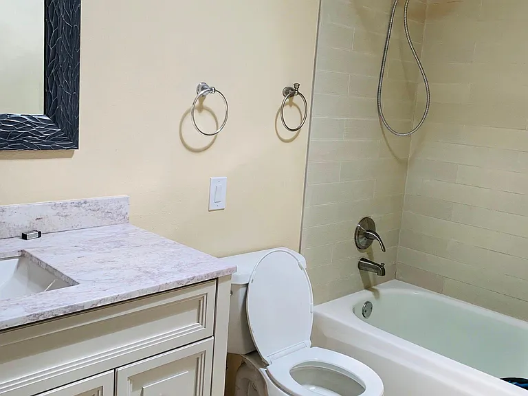 remodeled upstairs bathroom