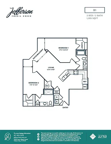 Floor plan B1- Attainable