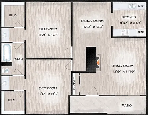Floor plan B2