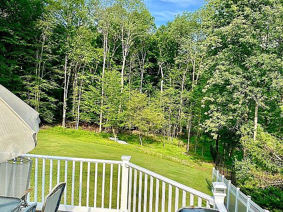 Backyard off deck