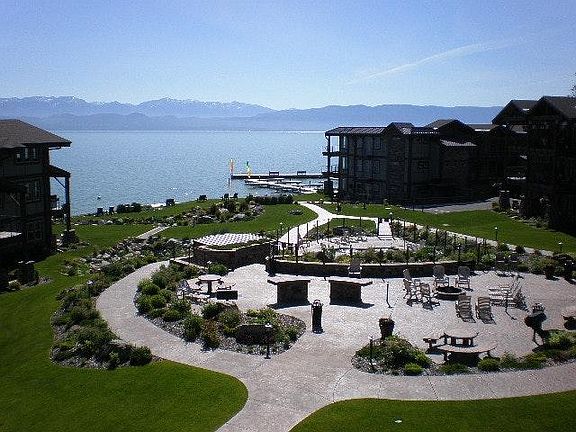 View of courtyard from balcony