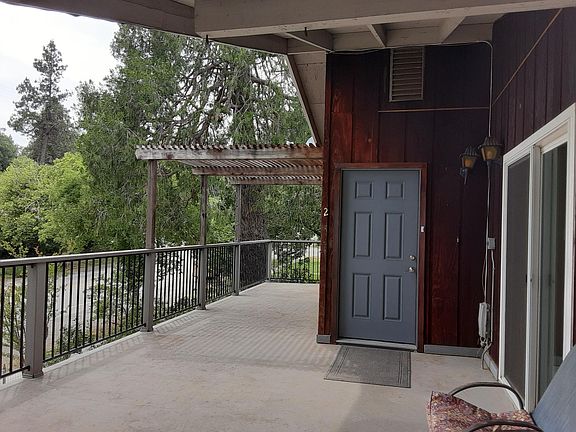 Front door of #2, sliding doors to right are entrance to @1.