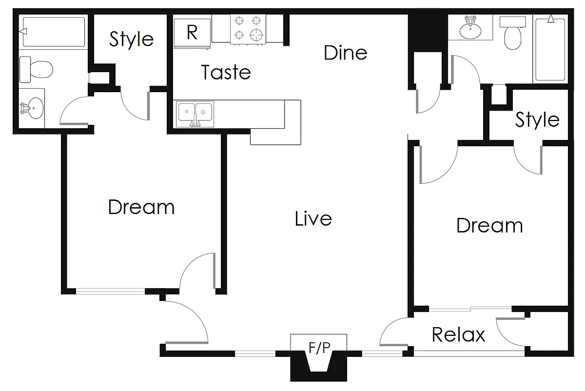 Floor plan B2