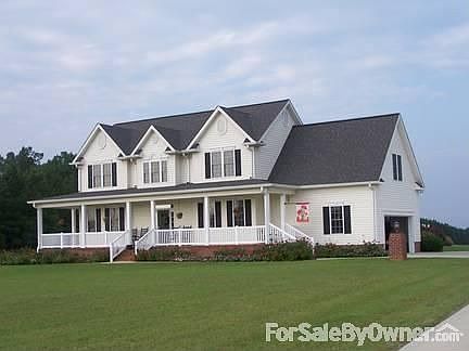 Front view from highway