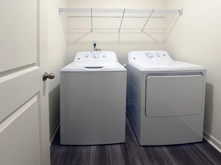 Full view of laundry room