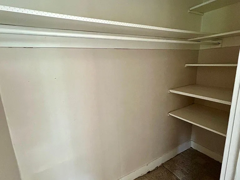 Two large walk in closets
