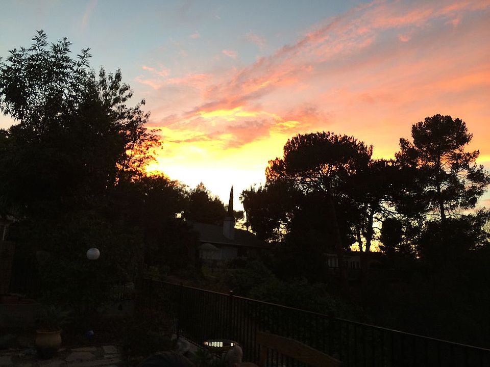 Sunset View from Backyard
