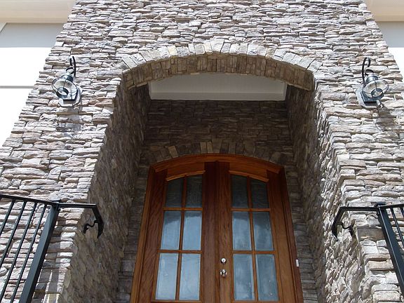 Beautiful stone entry 