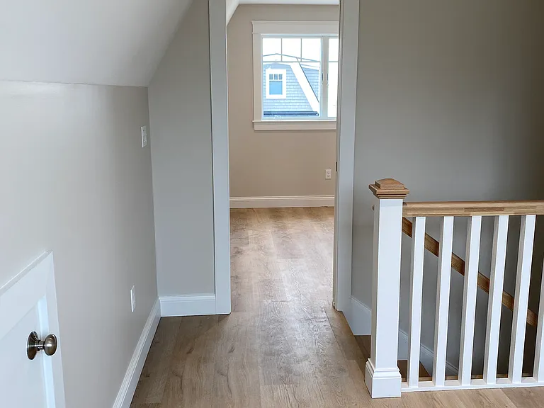 View from loft to bedroom
