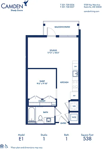 Floor plan E1