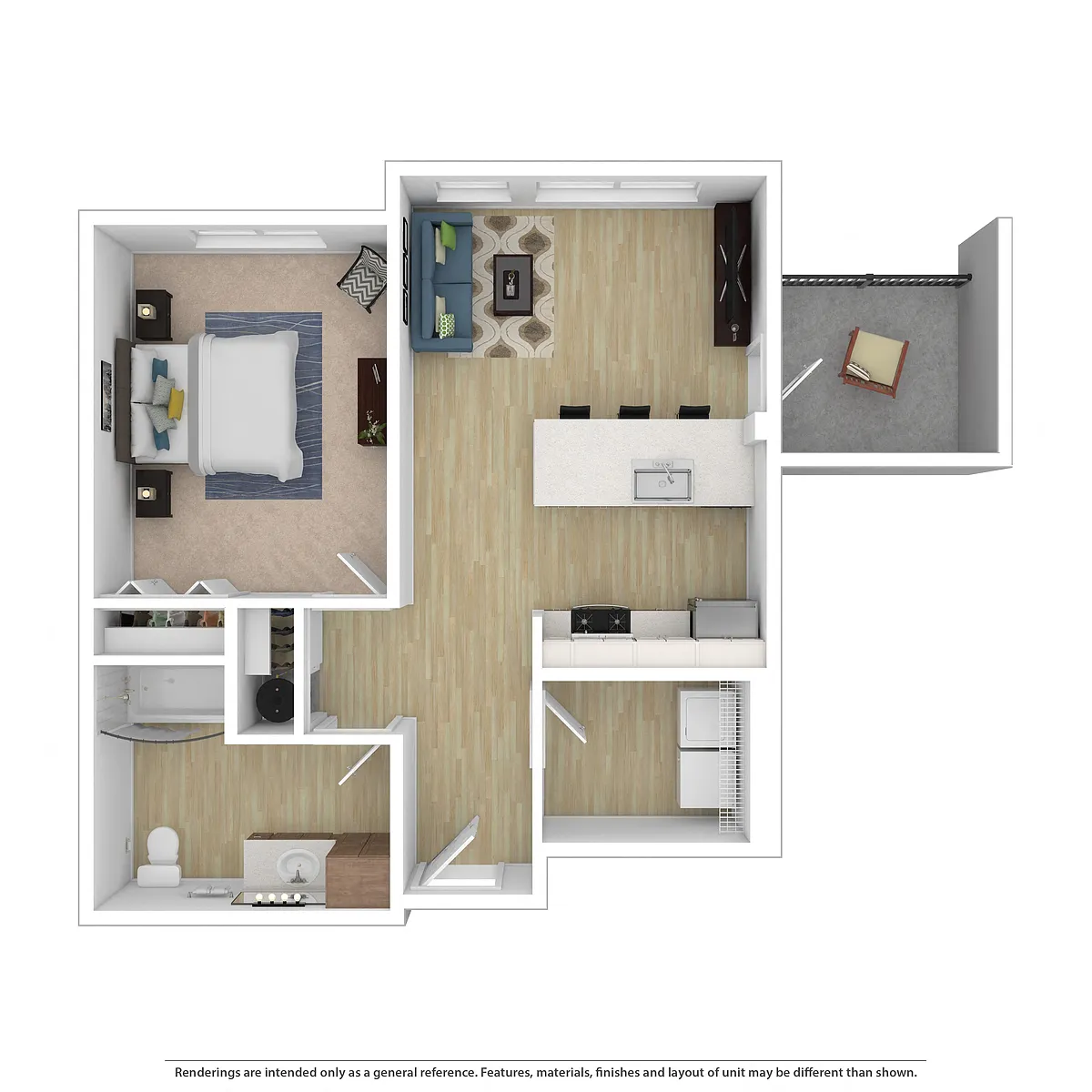 Floor plan 1B 1B Plan B