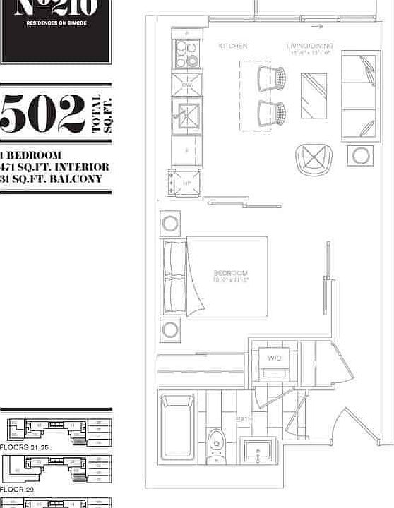 2nd image of 210 Simcoe St #712