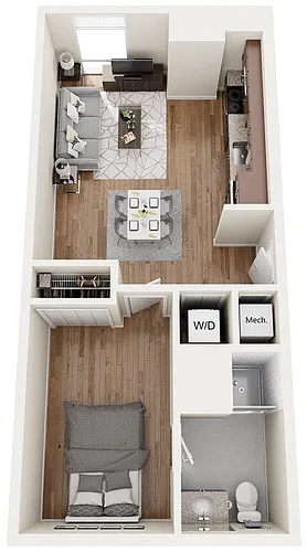Floor plan Unit Type 8H