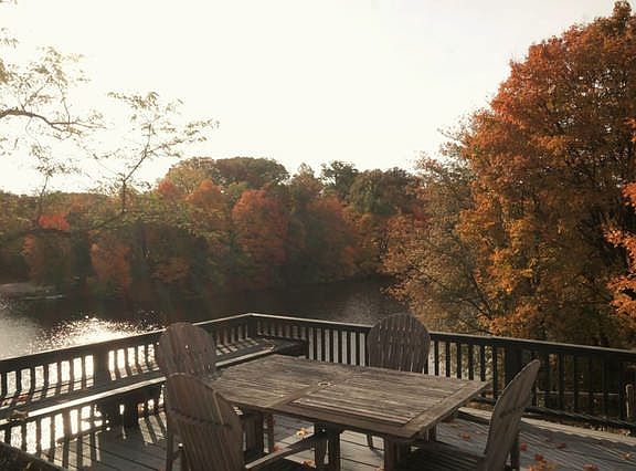 River view from large deck