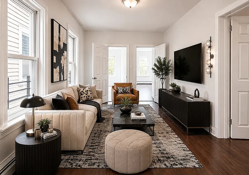 LIVING ROOM (VIRTUALLY STAGED)