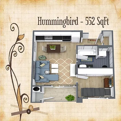 Floor plan Hummingbird