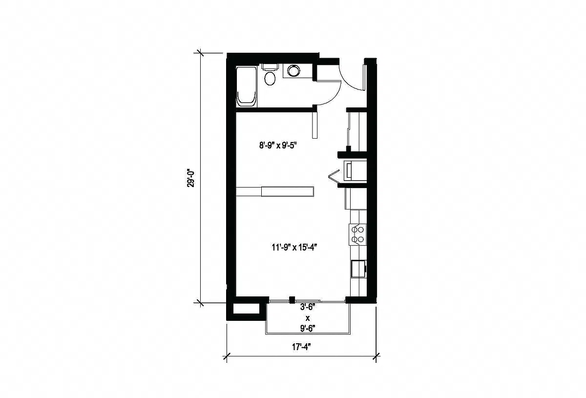 Floor plan Executive Studio B4