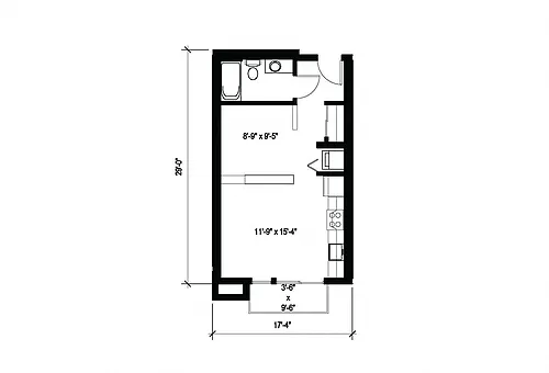 Floor plan Executive Studio B4