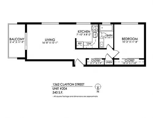 Floor plan 1 Bedroom x 1 Bathroom