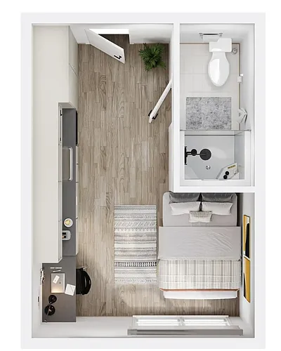 Floor plan 1B