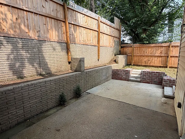 Fenced in Backyard and Patio