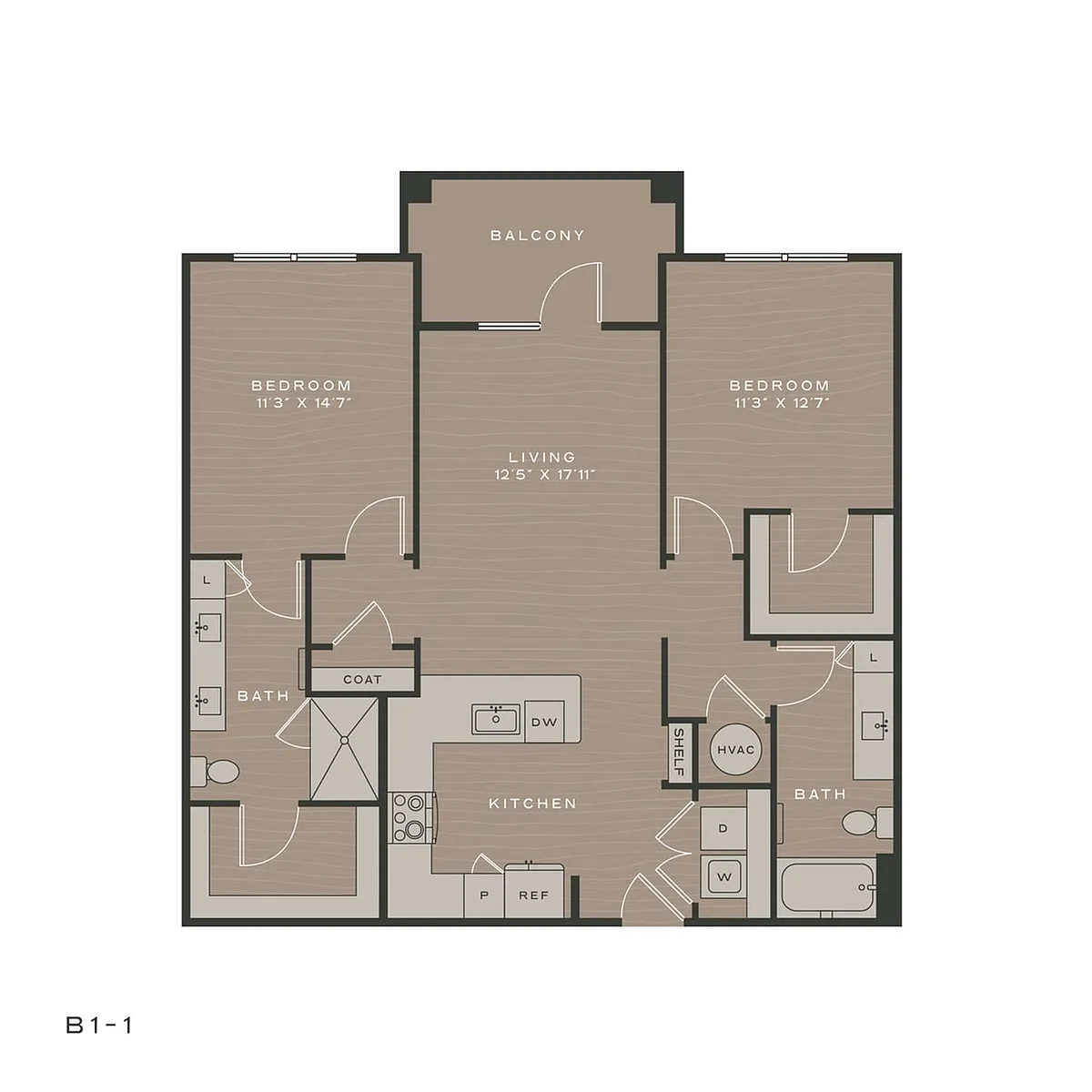 Floor plan B1-1