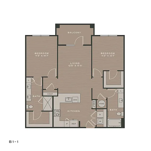 Floor plan B1-2