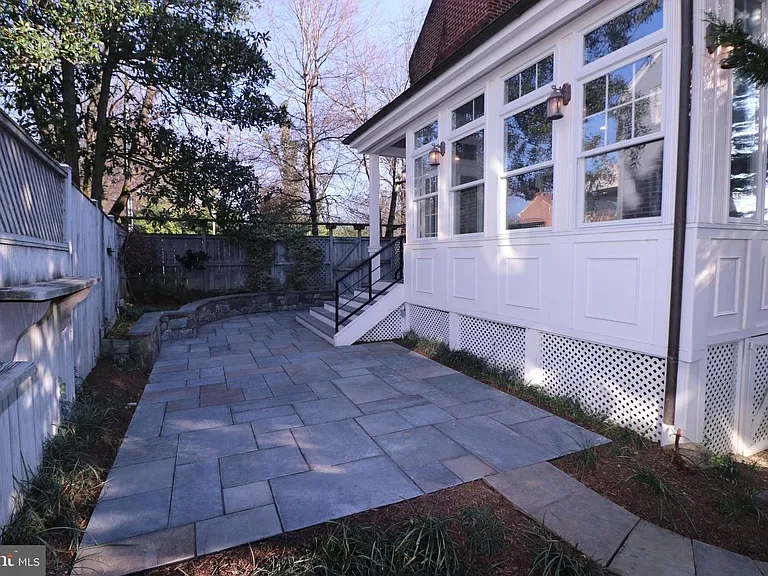 Sun porch and secure back yard