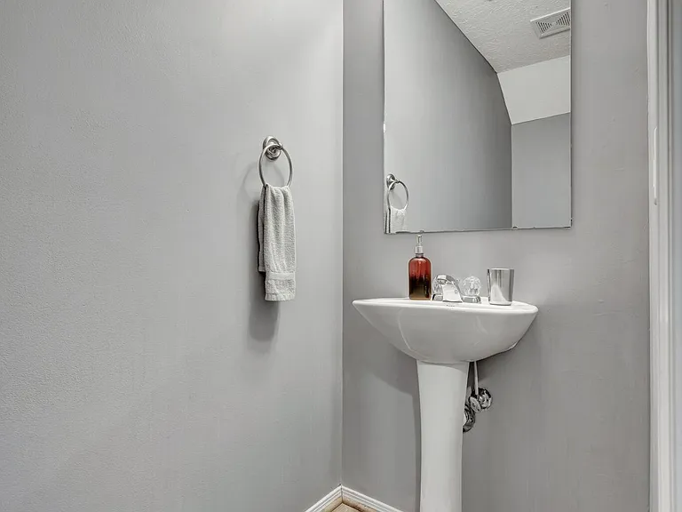 1/2 bath on main level