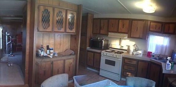 Pan shot of Kitchen