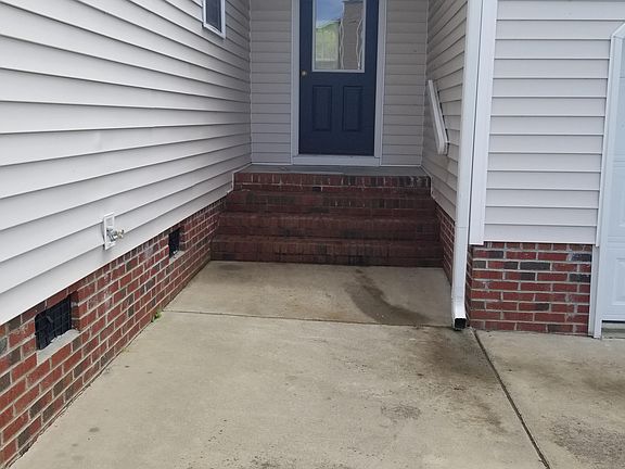 Entrance into mud room
