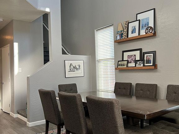 Formal dining with lots of natural light