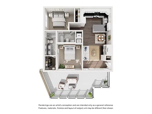 Floor plan 2X2