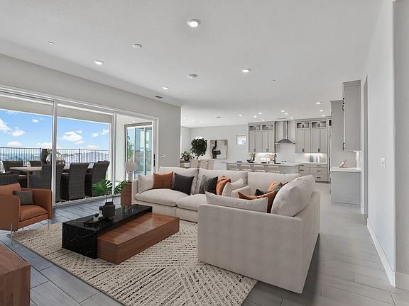 Great Room Kitchen Virtually Staged