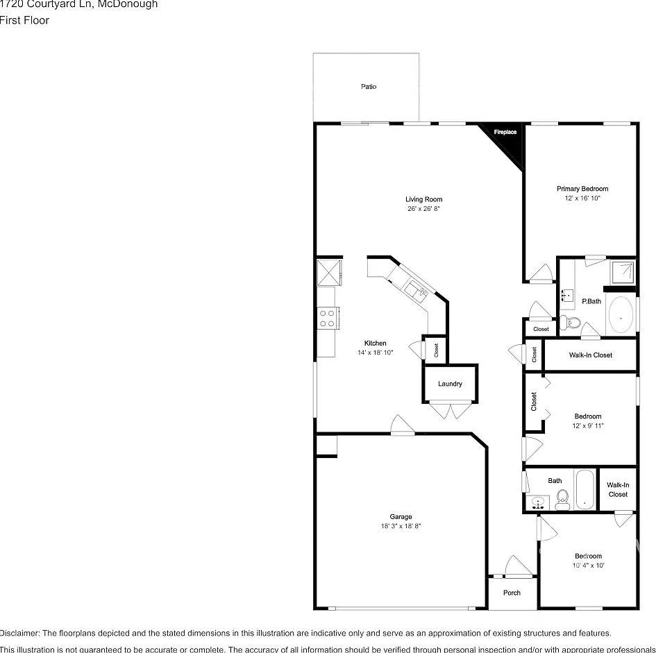 1720 Courtyard Ln Mcdonough, GA 30252 — Photo 2