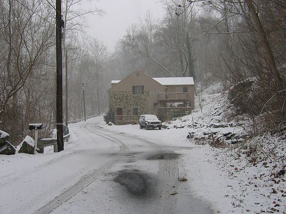 The Old Grist Mill in Winter
