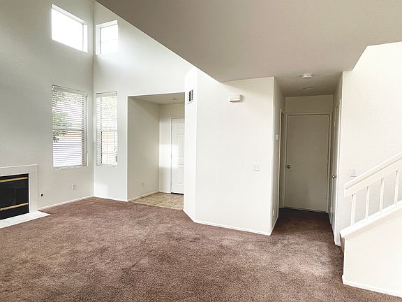 Entry and living room.