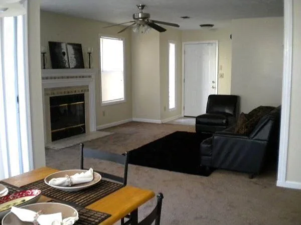 Living Room open to Dining Room area.