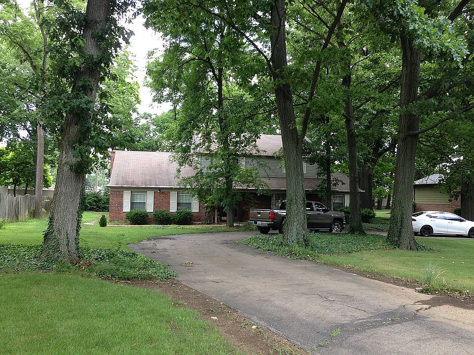 Front with circular driveway